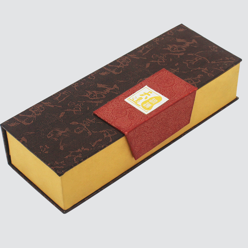 클래식 전통 필기 양각 자석 플립 커버 선물 상자